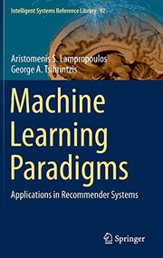 Cover of: Machine Learning Paradigms