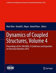 Cover of: Dynamics of Coupled Structures, Volume 4