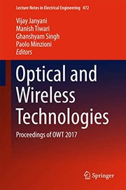 Cover of: Optical and Wireless Technologies