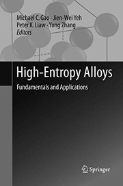 Cover of: High-Entropy Alloys