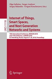 Cover of: Internet of Things, Smart Spaces, and Next Generation Networks and Systems