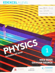 Cover of: Edexcel a Level Physics Year 1