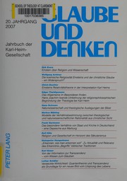 Cover of: Glaube und Denken