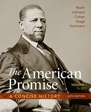 Cover of: The American Promise : A Concise History, Volume 1
