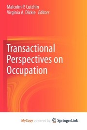 Cover of: Transactional Perspectives on Occupation