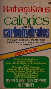 Cover of: Calories and carbohydrates