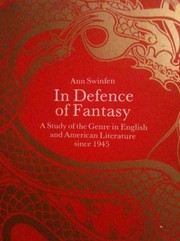Cover of: In Defence of Fantasy: A Study of the Genre in English and American Literature Since 1945