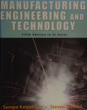 Cover of: Manufacturing engineering and technology