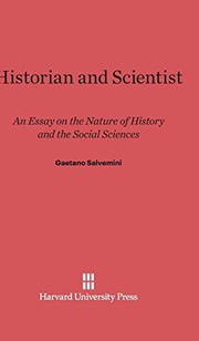 Cover of: Historian and scientist