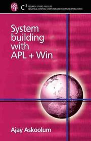 Cover of: System building with APL+Win