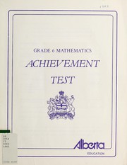 Cover of: Achievement test