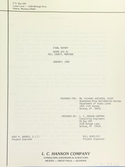 Cover of: Final report