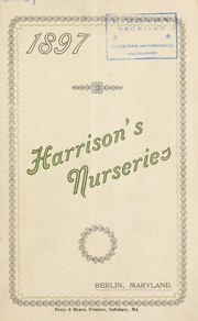 Cover of: Harrison's nurseries