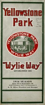 Cover of: Yellowstone Park "Wylie way"