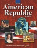 Cover of: The American republic to 1877