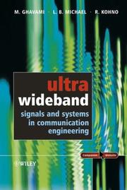 Cover of: Ultra-wideband signals and systems in communication engineering