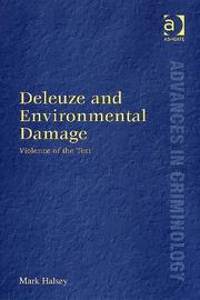 Cover of: Deleuze And Environmental Damage