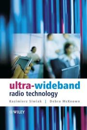 Cover of: Ultra-wideband radio technology