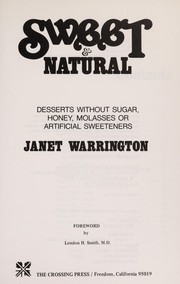 Cover of: Sweet & Natural