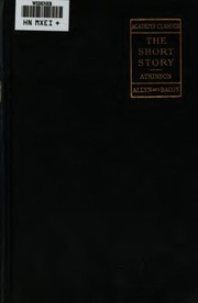 Cover of: The Short-story