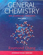 Cover of: General Chemistry: The Essential Concepts