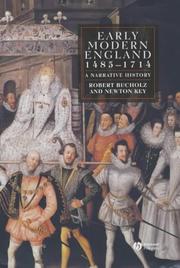 Cover of: Early modern England, 1485-1714: a narrative history