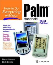 Cover of: How to do everything with your Palm handheld