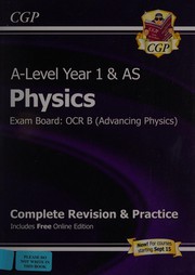 Cover of: A-Level year 1 & AS physics