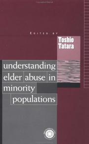 Cover of: Understanding elder abuse in minority populations