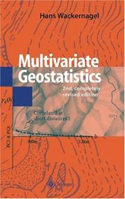 Cover of: Multivariate geostatistics