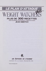 Cover of: Le plan d'attaque plus Weight Watchers
