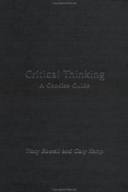 Cover of: Critical thinking: a concise guide