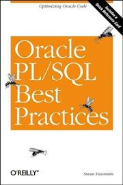Cover of: Oracle PL/SQL Best Practices