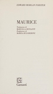 Cover of: Maurice