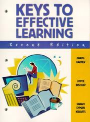 Cover of: Keys to effective learning