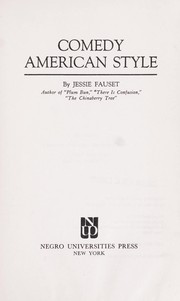 Cover of: Comedy, American style