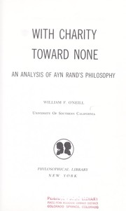 Cover of: With charity toward none