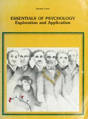 Cover of: Essentials of Psychology