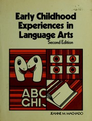 Cover of: Early childhood experiences in language arts