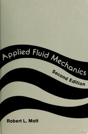 Cover of: Applied fluid mechanics