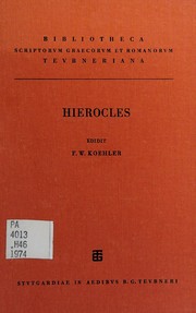 Cover of: Commentarius in aurea Pythagoreorum carmina
