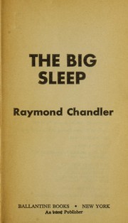Cover of: The Big Sleep