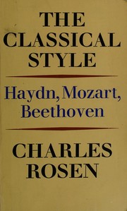Cover of: The Classical Style