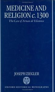 Cover of: Medicine and religion, c. 1300