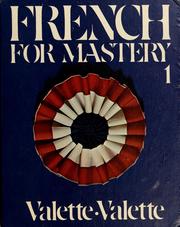 Cover of: French for mastery