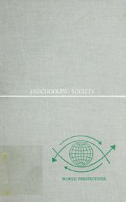 Cover of: Deschooling society