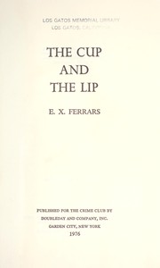 Cover of: The cup and the lip