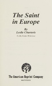 Cover of: Saint in Europe