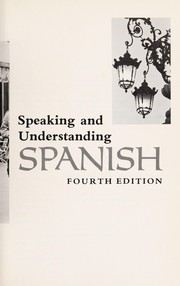 Cover of: Speaking and understanding Spanish