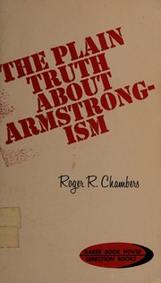 Cover of: The plain truth about Armstrongism